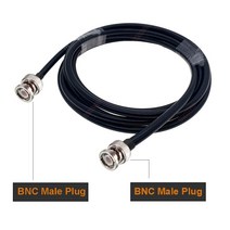 RG223 동축 BNC 남성 플러그 RF 케이블 50 옴 압착 커넥터 더블 핀 와이어 코드 0.5M 1M 2M 5M, 01 BNC M to BNC M_07 1M