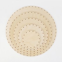 원형 자작나무 라탄합판 (낱개/5size)