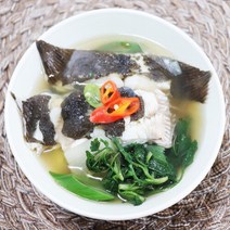 [착한어부] 활 도다리 쑥국세트 (도다리 1kg + 쑥 50g), 상세 설명 참조