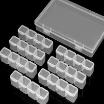 파츠케이스 28칸 비즈 비드 정리함, 칼라