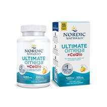 노르딕내추럴스 얼티메이트 오메가3 코큐텐 코엔자임큐텐 유비퀴논 100mg 120정, 1개, 기본