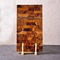 대한민국 브랜드 조선의 목공소 북미산 월넛 원목도마 캄포 엔드그레인 도마, 엔드그레인 대(430x240)