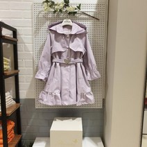 페리미츠 페리미츠 프릴 후드 트렌치 코트 P2212C057_강남점