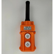 레바블럭 우인치 1톤호이스트 체인블럭 수동윈치 1pc cob61 방수 푸시 버튼 스위치 크레인 스위치 cob-61 펜던트 컨트롤러, 화살