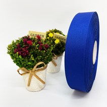 포장 리본 끈 제이제이리본 골직리본15mm 20mm 25mm 60컬러 (길이 45M ) 공단리본, 25로얄블루, 15mm