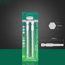 전동라쳇 LAOA 육각 비트 전기 스크루드라이버 S2 합금강 공압 마그네틱 핸드 드릴 2PCs, 12 H4.0 100mm
