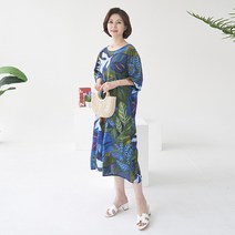 엄마옷 마담4060 파파야인견원피스-RAOP207010-