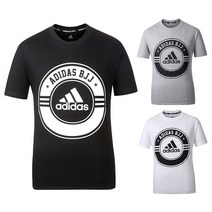 아디다스 남여공용 BJJ 라운드 반팔 티셔츠 + 마스크