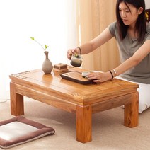 반상 해주반 차상 나무상 교자상 다과상 소반 밥상, 준비된, 60x40x30개의 직선 다리