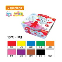 도너랜드 천사점토 칼라천사 30g 벌크 10색 (택1), 노랑
