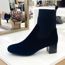 탠디 X21502 BLACK 스판 여성앵클부츠 5cm 미셸by탠디 TW126H