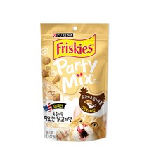 퓨리나 프리스키 파티믹스 치킨그레이비(맛있는 닭고기맛) 60g 고양이간식, 단품