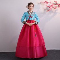 전통 기생 한복 화려한 경복궁 한국 무용 무대 의상 대여 궁중 공주 왕비 드레스