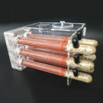 개미 키우기 개미집 사육장 6 석고 대나무 테스트 튜브 농장 집 먹이 공간 애완동물 작업장 둥지 박스, 15mm 석고 튜브, 13.3x13x7.5cm