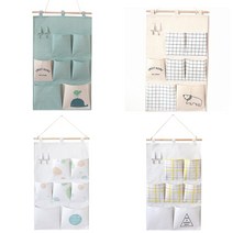 월포켓 벽걸이 수납 포켓 주머니 정리함 영수증 소품 수납, 체크