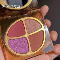 아이섀도우 팔레트 분장 4색 쉬머 무광택 진주 빛 글리터 메탈릭 스모키, 한개옵션1, 23 6