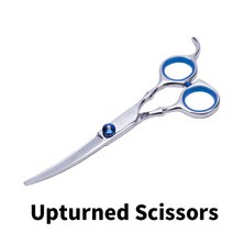 애견 미용 가위 애완 동물 가위 손질 도구 세트 장식 헤어 개 머리 곡선 고양이 전단 미용, 06 upturned scissors