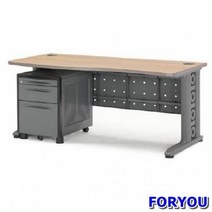 Foryou2747 퍼즐 일자형책상 컴퓨터책상 조립식책상 책상 책장 책꽂이, 레드 레드