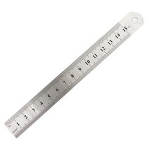 스틸자 15cm 150mm 철자 스텐 쇠 자 DD-10021 20cm 30cm 알루미늄자 스틸자제작 판촉tkan856, &상품선택&