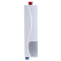수영장 히팅기 물데우기 3000W 탱크리스 순간 온수기 샤워 헤드 호스 키트, 없음, WHITE+Eu 플러그