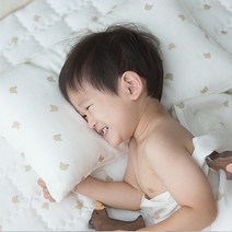 불로홈 유아 아기 꼰사인견 패드 쿨매트 신생아 사계절 고밀도 광목 토퍼 면 S(70x100cm), [블랙하트]