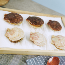 [직수입] 대왕 참가리비 1kg 제철 왕 큰 가리비 캠핑조개구이, 특대1kg(7~11미)