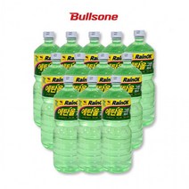 [도매직방] 불스원 레인OK 에탄올 워셔액 1800ml x 12개 한박스 그린워셔액, E불스원 그린워셔액 1800미리x12개(한박스)