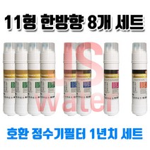 동양매직 WPU-3205C 호환정수기필터 11인치 한방향 8개1셋트, 1개, B타입