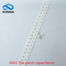 100 개/pcs 0603 SMD 커패시터 소용량 값 0.5PF-100NF 10PF 22PF 24PF 47PF 100PF 470PF 1NF 2.2NF 4.7NF 10NF 22NF, 62PF