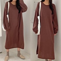새로본 가을롱원피스-108번조이퍼프롱OPS여자기본 여성빅사이즈