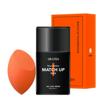 그라펜 매치업 파운데이션 40ml + 엣지 컷 퍼프, 21호 아이보리, 10세트