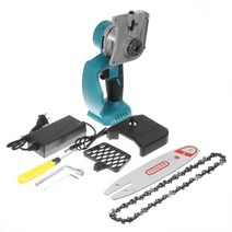 [해외]전기 톱 전기 톱 10 인치 388V 1500W 충전식 목공 전동 공구 2 배터리 브러시리스 모터 목재 커터 키트, 협동사, 배터리 없음, 유럽 ​​연합