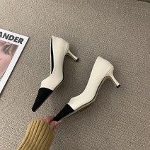 가보시 부티힐 미들힐 발편한 구두 로퍼힐 속가보시 슈즈 부띠 베이직 스퀘어 스틸레토