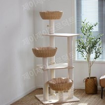캣타워 캣폴 고양이 스크래쳐 라탄 해먹 인테리어