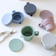 고려알파라인 실리콘 자바라컵, 다크블루, 1개