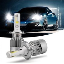 LED전조등 2X H7 Led H4 자동차 헤드 라이트 72w 7600lm 전구 H1 H8 H9 H11 램프 6000K led 12v 안개 C6, H1 2