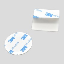 초초강력접착 3m양면테이프 원형 사각 벽지 폼 10개입, 원형테이프10P-25mm