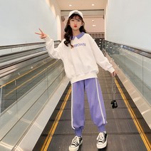 알럽주니 초등학생 여아용 봄 가을 상하복 세트 브라운파스텔