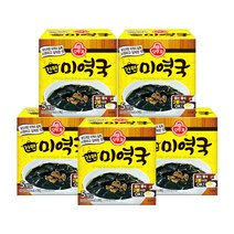 오뚜기 즉석국 간편미역국 47.5gx5개, 상품:즉석국 간편미역국 47.5gx5개