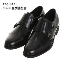 에스콰이아 더블몽크스타일 남성 정장구두 PFBSHL062BK