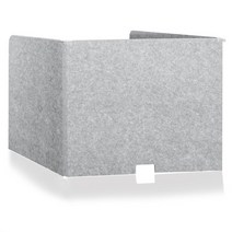 방음 흡음 초경량 독서 칸막이 집중력 향상 책상 비대면 독서실 파티션, 112(라이트그레이)