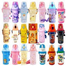 원터치 물통 유치원 초등학생 포켓몬 산리오 스파이더맨 카카오 몰랑 여아 남아 유아 캐릭터 물병, 26.[짱구] 원터치물통