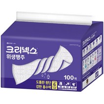 크리넥스 위생행주 두께레벨6 100매 행주타올, 1개