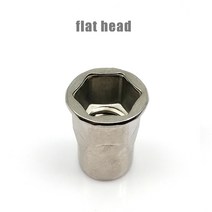 인서트 번데기 너트 2/5/10pcs M3 M4 M5 M6 M8 M10 M12 304 A2 70 스테인레스 스틸 육각 육각형 플랫 카운터 싱크 헤드 바인딩 리벳 너트 인서트 Nu, 10pcs M4, 01 flat head