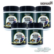 모에버 뉴질랜드 고함량 초록입홍합 20000 맥스 200캡슐 5개, 뉴질랜드 프로폴리스치약외, 200캡슐 - 5개