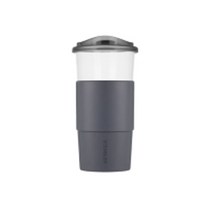 스텐락 국내산 트라이탄 아이콘 텀블러 650ml 체리블라썸 스텐빨대세트증정, 모던그레이