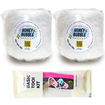 니뜨 허니버블수세미 콘사 뜨개실(400g)x2볼+뜨개기본도구, 01_화이트