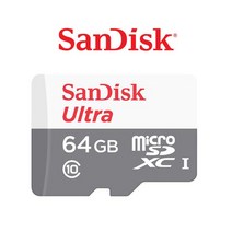 샌디스크 SONY HandyCam FDR-AX100 마이크로SD카드 64G 울트라 MicroSD 어댑터증정, 64GB