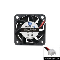 무선히팅건 산업용열풍기 소형열풍기 전기열풍기 4028 브러시리스 팬 40x28mm DC 5V 12V 24V 슬리브 베어, 03 24V-XH2.54-2PIN