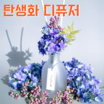 탄생화 디퓨저 선물세트 5월 탄생화 라일락(퍼플블루) 남자친구 여자친구 남사친 여사친 언니 선생님 직장동료 생일선물 집들이선물 실내 디퓨저 실내방향제 디퓨저, 자몽, 500ml